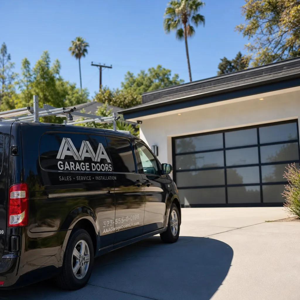Illustration for free garage door estimate los angeles